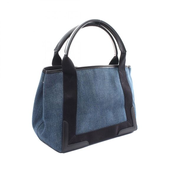 Balenciaga Navy Cabas S Tote Bag Denim #162529B84B - Picture 2 of 7